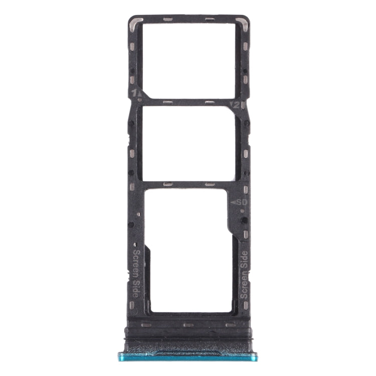 For infinix Smart 5 X657 X657C SIM Card Tray + SIM Card Tray + Micro SD Card Tray