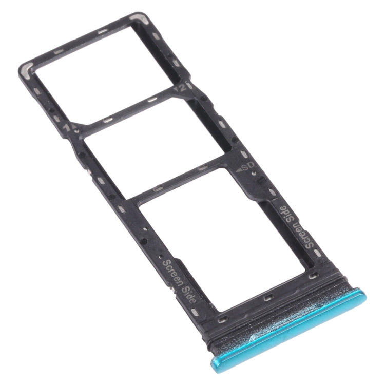 For infinix Smart 5 X657 X657C SIM Card Tray + SIM Card Tray + Micro SD Card Tray, For infinix Smart 5