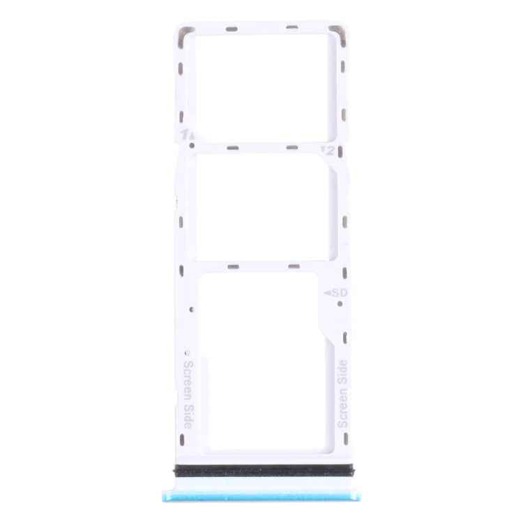 For Infinix Note 8i X683 SIM Card Tray + SIM Card Tray + Micro SD Card Tray