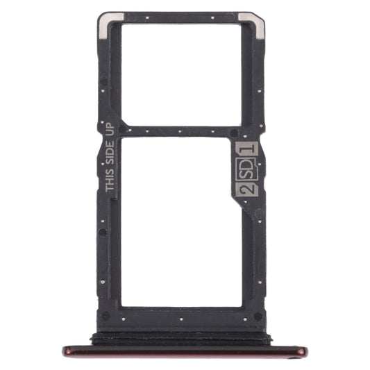 SIM Card Tray + SIM Card Tray / Micro SD Card Tray for Motorola One Hyper XT2027 XT2027-1, For Motorola One Hyper