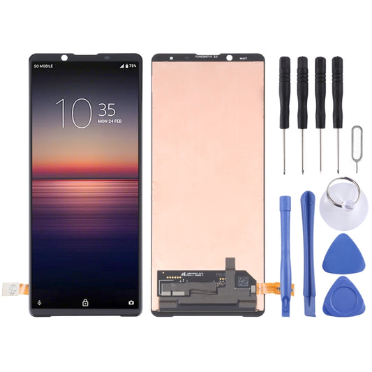 Original LCD Screen and Digitizer Full Assembly for Sony Xperia 1 II, For Sony Xperia 1 II(Original)