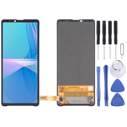 Original LCD Screen and Digitizer Full Assembly for Sony Xperia 10 III, For Sony Xperia 10 III