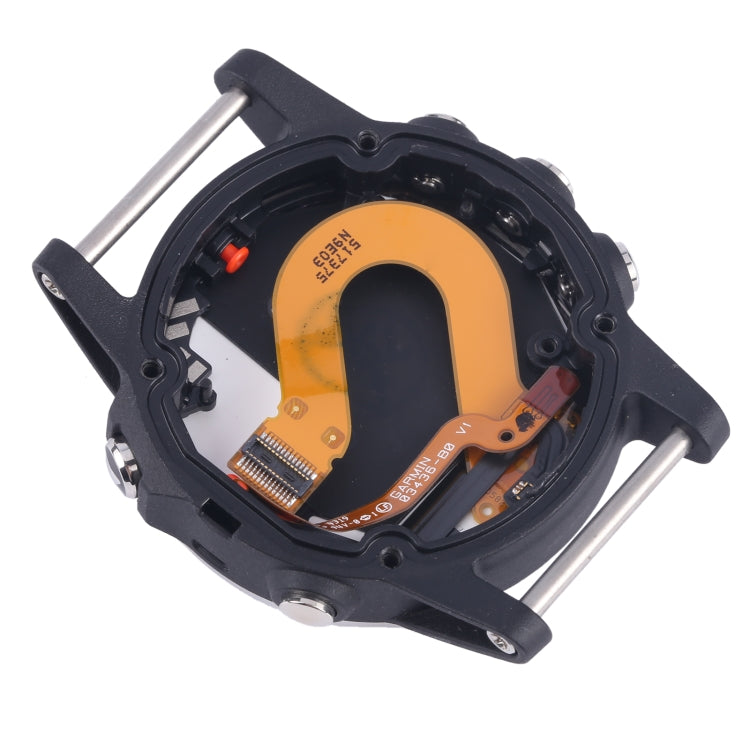 LCD Screen and Digitizer Full Assembly With Frame for Garmin Fenix 5S Plus Sapphire Version, For Garmin Fenix 5S Plus Sapphire Version