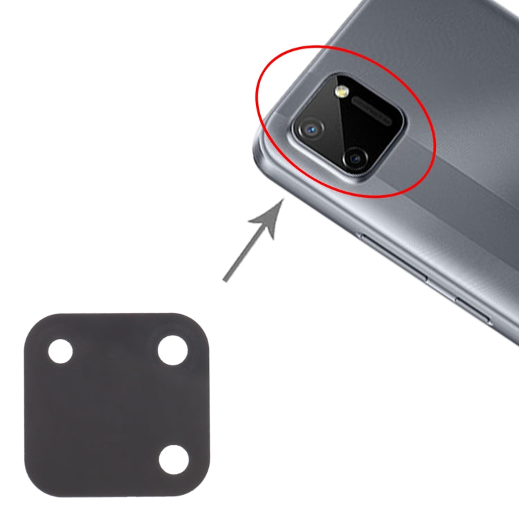 For OPPO Realme C11 RMX2185 10pcs Back Camera Lens, For OPPO Realme C11 RMX2185 - BSPART