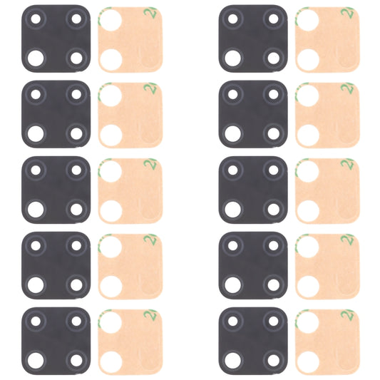 For OPPO Realme C25 RMX3193, RMX3191 10pcs Back Camera Lens