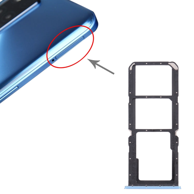 For OPPO Realme V13 5G SIM Card Tray + SIM Card Tray + Micro SD Card Tray, For OPPO Realme V13 5G