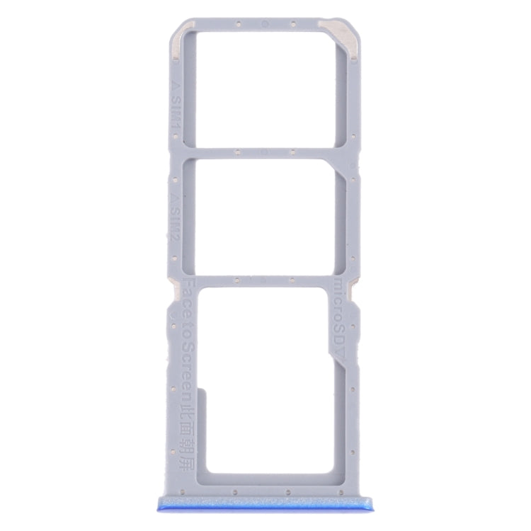 For OPPO A54 CPH2239 / A55 4G SIM Card Tray + SIM Card Tray + Micro SD Card Tray