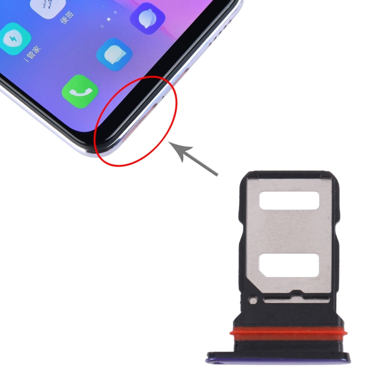 Tiroir pour carte SIM Vivo S6 5G V1962A, V1962BA + Tiroir pour carte SIM, pour Vivo S6 5G