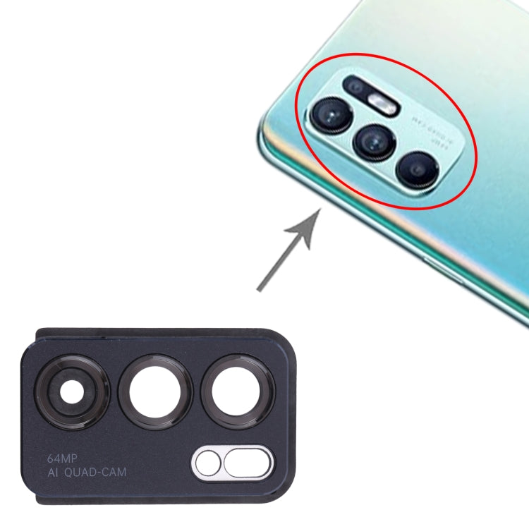 For OPPO Reno6 5G PEQM00, CPH2251 Camera Lens Cover, For OPPO Reno6 5G