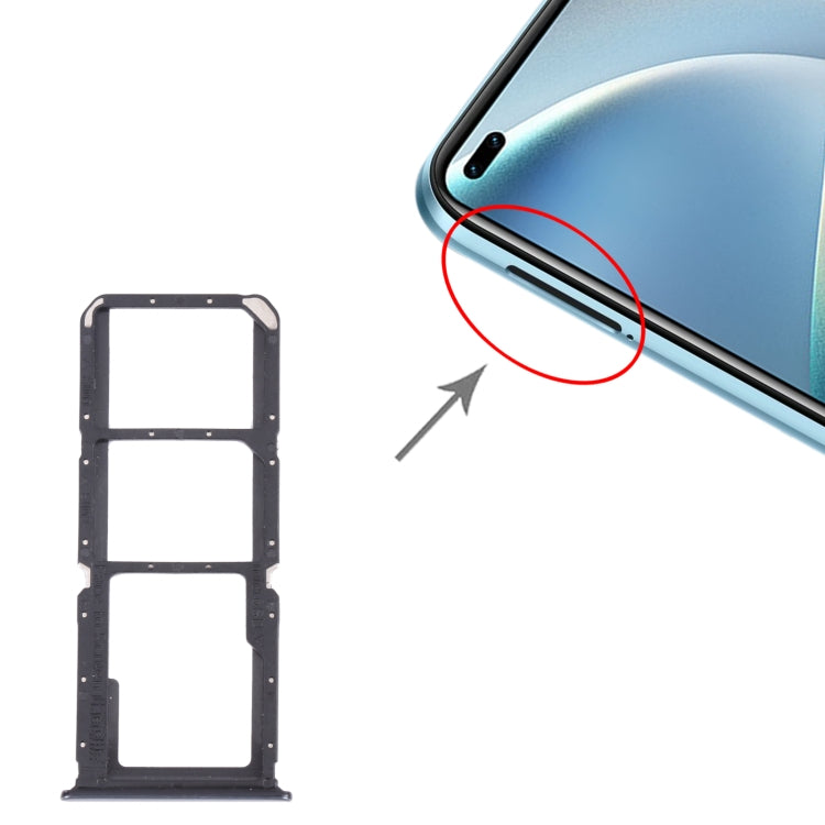 For OPPO A74 5G / A54 5G / A93 PCGM00, PEHM00  SIM Card Tray + SIM Card Tray + Micro SD Card Tray