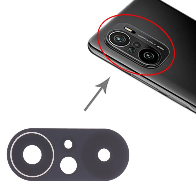 10 PCS Back Camera Lens for Xiaomi Poco F3 M2012K11AG, For Xiaomi Poco F3