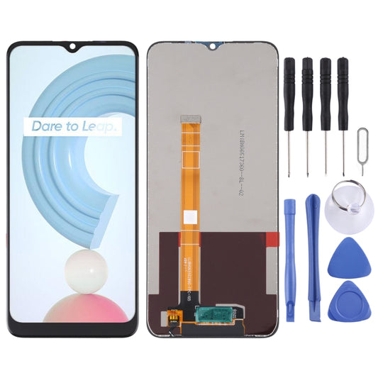 Original LCD Screen and Digitizer Full Assembly for OPPO Realme C21Y RMX3261, For Realme C21Y (Original) - BSPART