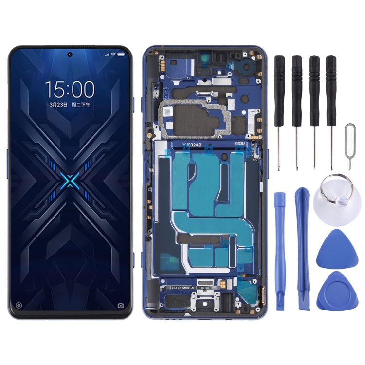 Original LCD Screen and Digitizer Full Assembly With Frame for Xiaomi Black Shark 4 / Black Shark 4 Pro SHARK PRS-H0, SHARK PRS-A0, For Xiaomi Black Shark 4 (Original) - BSPART
