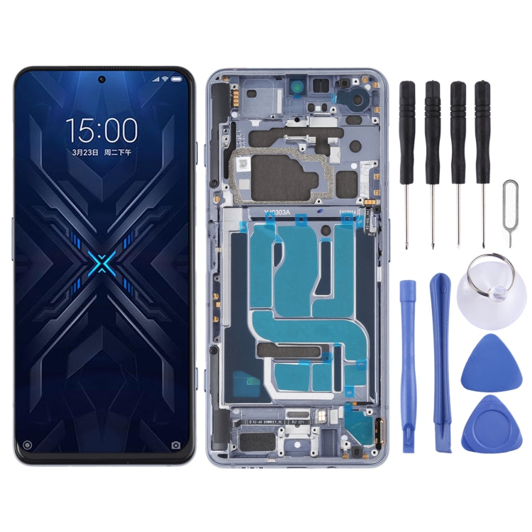 Original LCD Screen and Digitizer Full Assembly With Frame for Xiaomi Black Shark 4 / Black Shark 4 Pro SHARK PRS-H0, SHARK PRS-A0, For Xiaomi Black Shark 4 (Original) - BSPART