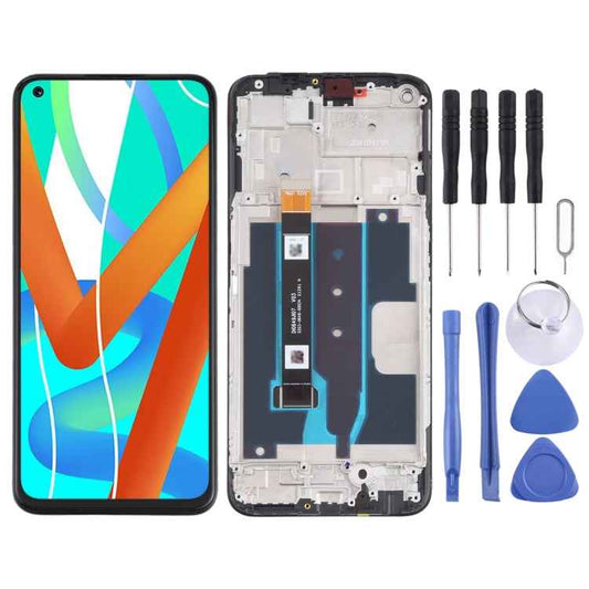 Original LCD Screen and Digitizer Full Assembly With Frame for OPPO Realme V13 5G, For OPPO Realme V13 5G (Original) - BSPART