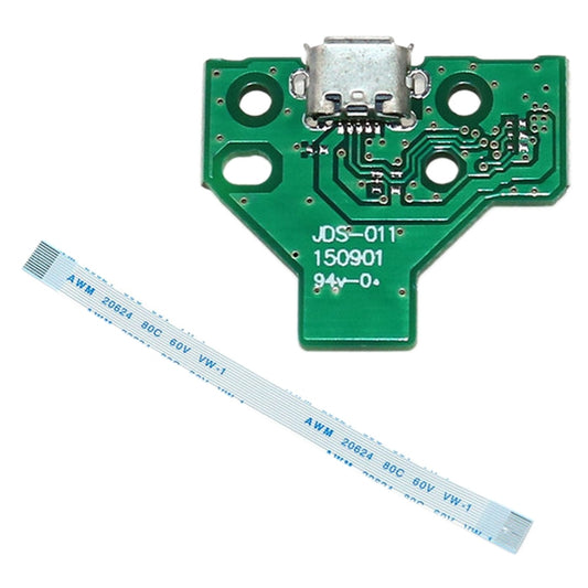 JCD JDS-011 USB Charging Port Board with 12 Pin FPC Flex Cable For PS4, JCD JDS-011