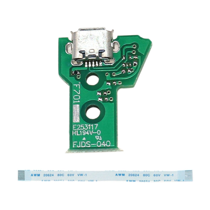 JCD JDS-040 USB Charging Port Board with 12 Pin FPC Flex Cable For PS4, JCD JDS-040