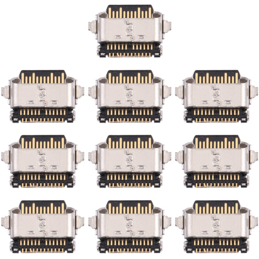 10 PCS Charging Port Connector for Motorola P30 XT1943-1, For Motorola P30