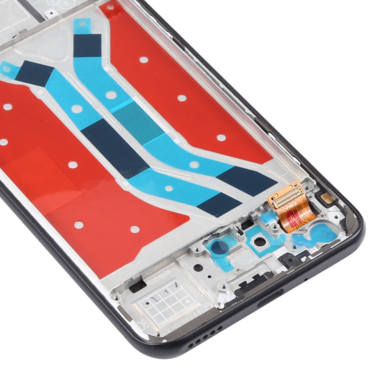 LCD Screen and Digitizer Full Assembly With Frame for Huawei Y8p