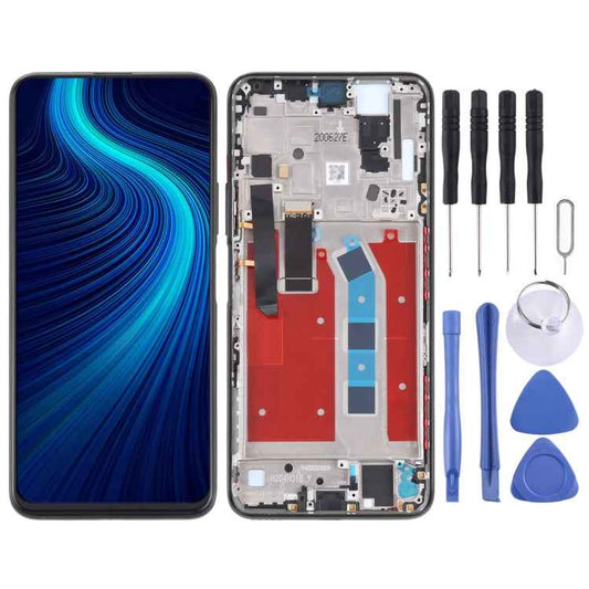 LCD Screen and Digitizer Full Assembly With Frame for Honor X10 Pro