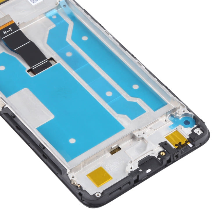 LCD Screen and Digitizer Full Assembly With Frame for Huawei Y7a