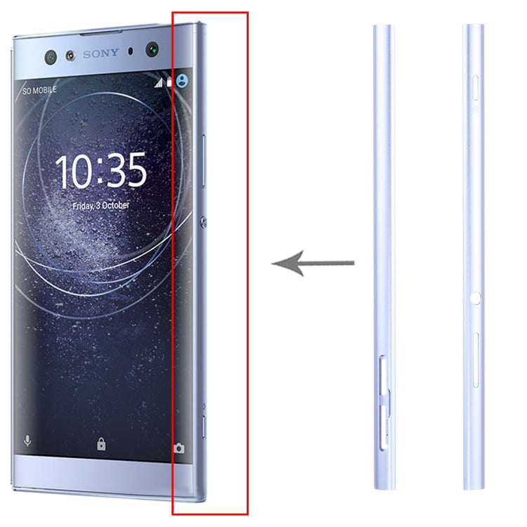 1 Pair Metal Side Part Sidebar For Sony Xperia XA2 Ultra