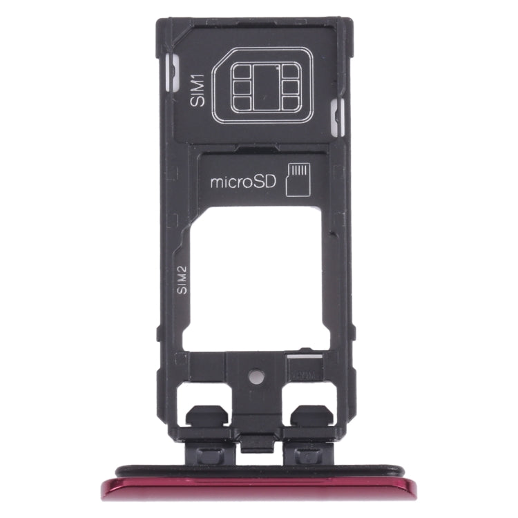 SIM Card Tray + SIM Card Tray / Micro SD Card Tray for Sony Xperia 5, For Sony Xperia 5 (Dual Card)