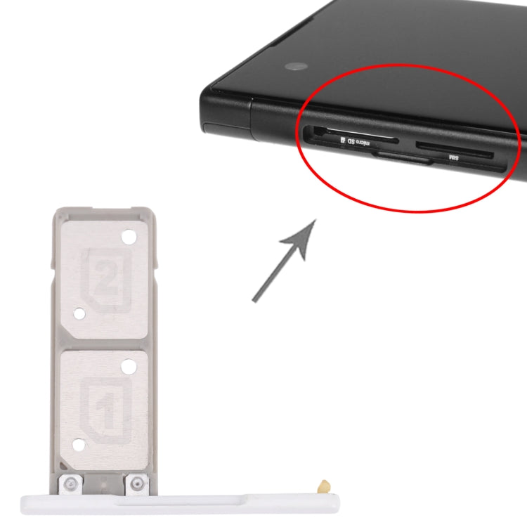 SIM Card Tray + SIM Card Tray for Sony Xperia XA1 Ultra / Xperia XA1, For Sony Xperia XA1 Ultra / Xperia XA1 (Dual Card)