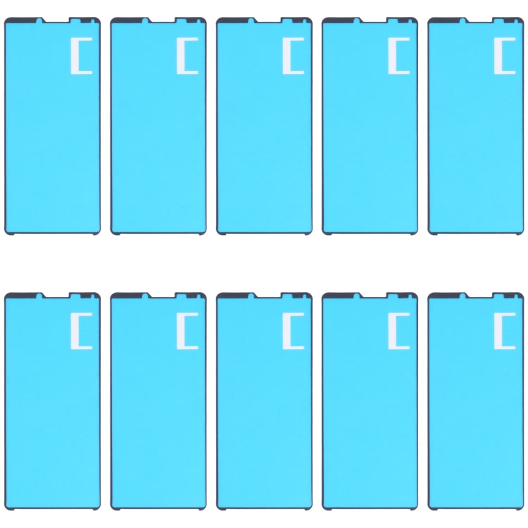 10 PCS Original Front Housing Adhesive for Sony Xperia 10 III / Xperia 10 II, For Sony Xperia 10 III / Xperia 10 II