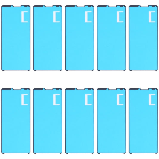 10 PCS Original Front Housing Adhesive for Sony Xperia 10 III / Xperia 10 II, For Sony Xperia 10 III / Xperia 10 II