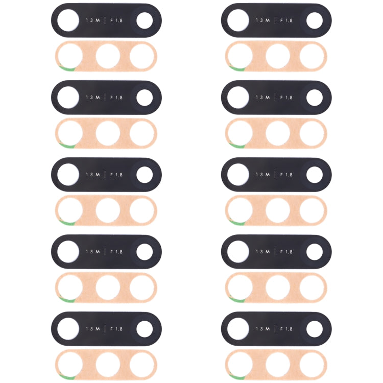 For Infinix Hot 7 X624B, X624, X652A 10pcs Back Camera Lens, For Infinix Hot 7