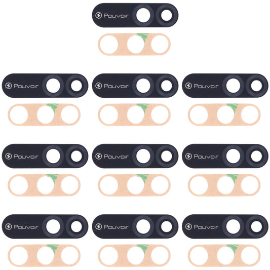 For Tecno Pouvoir 3 Air LC6 10pcs Back Camera Lens, For Tecno Pouvoir 3 Air LC6