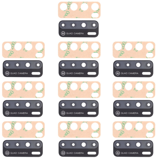 For Tecno Pouvoir 4 / 4 Pro LC7 10pcs Back Camera Lens, For Tecno Pouvoir 4 / 4 Pro