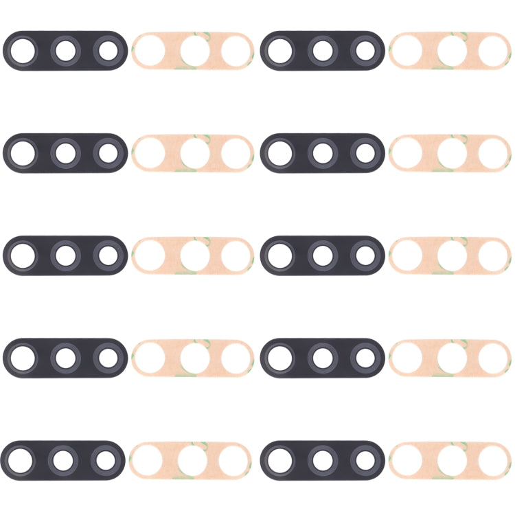 For Tecno Pouvoir 3 Plus LB8, LB8a 10pcs Back Camera Lens, For Tecno Pouvoir 3 Plus