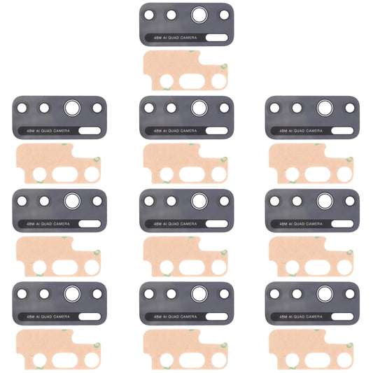For Tecno Camon 15 CD7 10pcs Back Camera Lens, For Tecno Camon 15