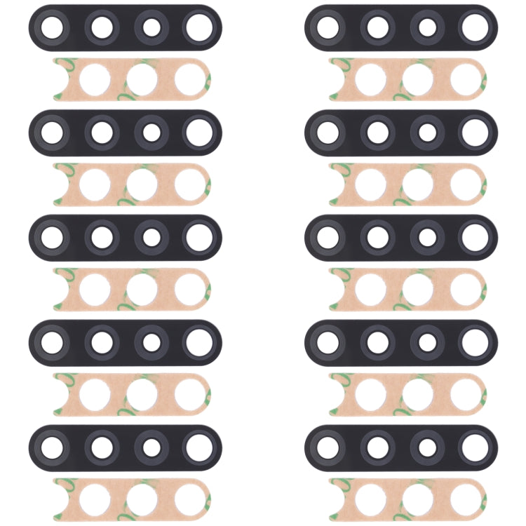 For Infinix Smart3 Plus X627V, X267 10pcs Back Camera Lens, For Infinix Smart3 Plus