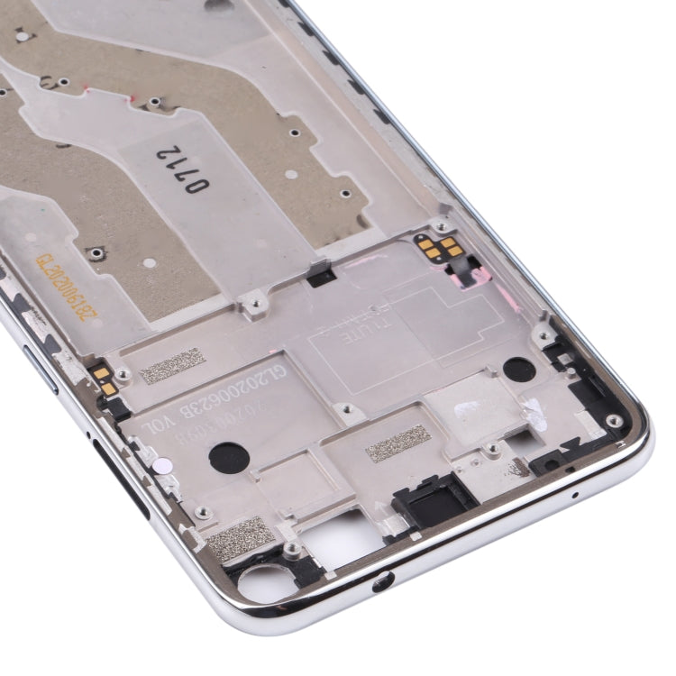 Original Front Housing LCD Frame Bezel Plate for TCL 10L / 10 Lite T770H, T770B, For TCL 10L / 10 Lite (Original) (Silver)