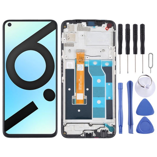 LCD Screen and Digitizer Full Assembly with Frame for OPPO Realme 6i (India) / Realme 6s / Realme Narzo RMX2002, For Realme 6i (India)/Realme 6s - BSPART