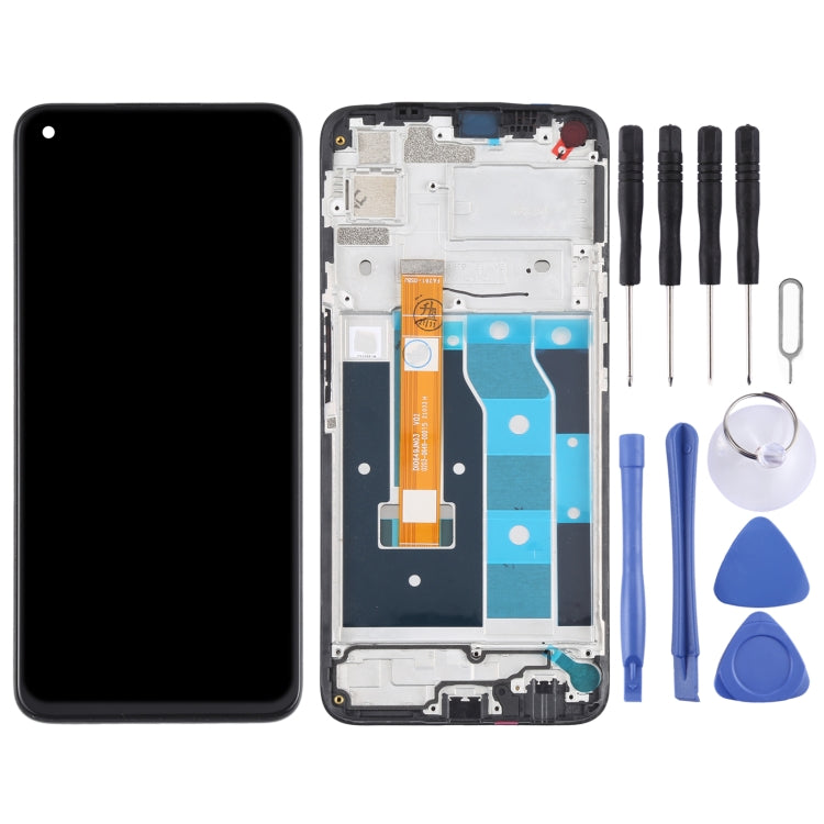 LCD Screen and Digitizer Full Assembly with Frame for OPPO Realme 6i (India) / Realme 6s / Realme Narzo RMX2002, For Realme 6i (India)/Realme 6s - BSPART