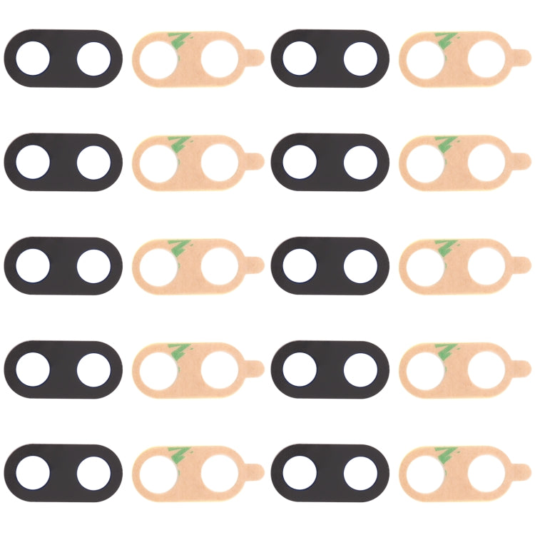 10 PCS Back Camera Lens for Motorola One Hyper, For Motorola One Hyper