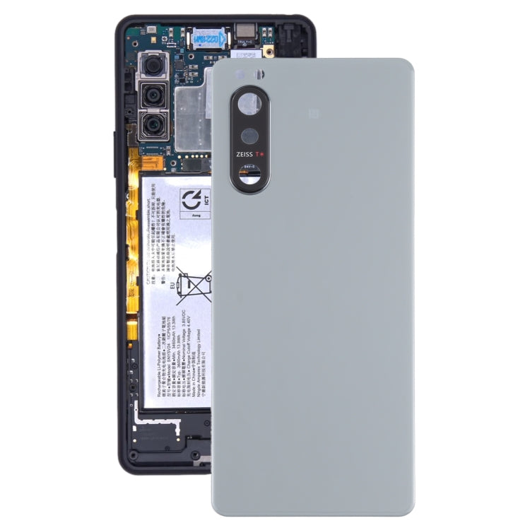 Battery Back Cover with Camera Lens Cover for Sony Xperia 5 II