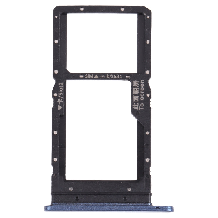 SIM Card Tray + SIM Card Tray / Micro SD Card Tray for Honor play 5T, For Honor play 5T