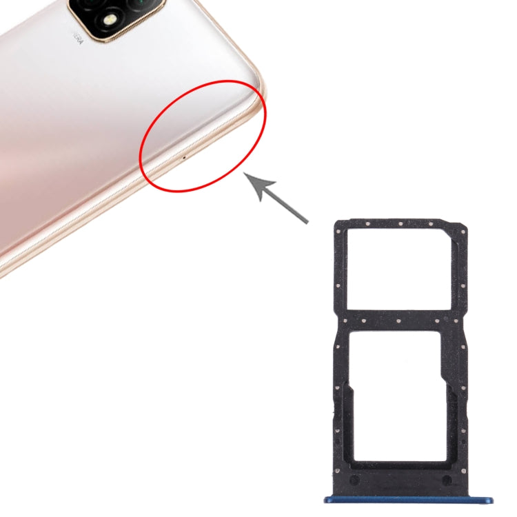 SIM Card Tray + SIM Card Tray / Micro SD Card Tray for Huawei Enjoy 20 5G, For Huawei Enjoy 20 5G