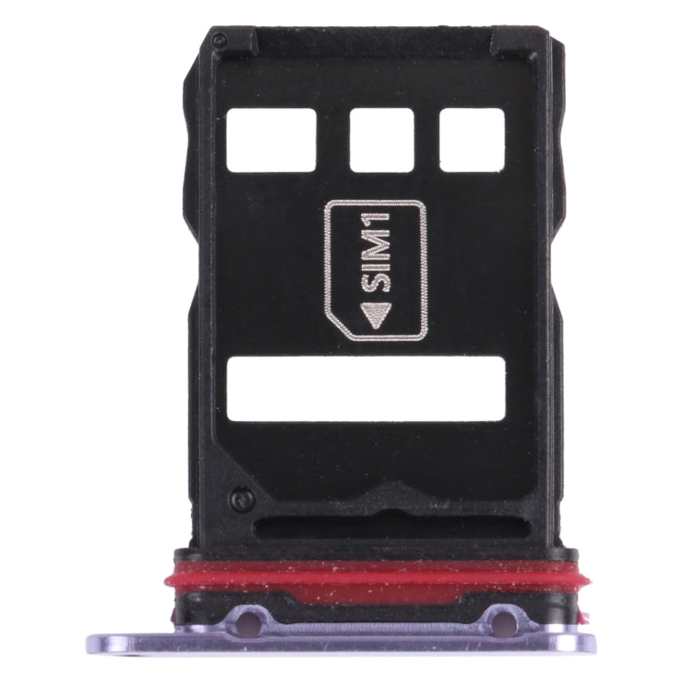 SIM Card Tray + NM Card Tray for Huawei Mate 30E Pro 5G, For Huawei Mate 30E Pro 5G, For Huawei Mate 30E Pro 5G(Dark Purple)