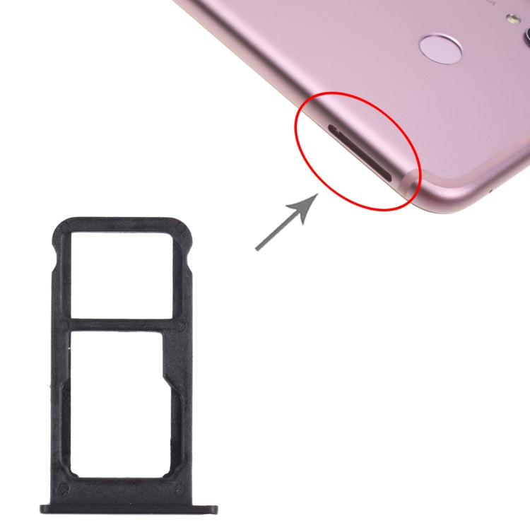 SIM Card Tray + SIM Card Tray / Micro SD Card Tray for Honor Play, For Honor Play