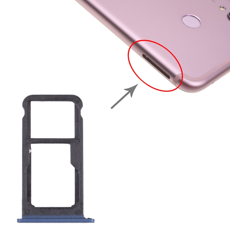 SIM Card Tray + SIM Card Tray / Micro SD Card Tray for Honor Play, For Honor Play