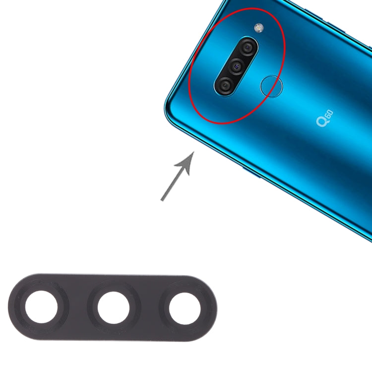 10 PCS Back Camera Lens for LG Q60 / LG K12 Prime (Brazil), For LG Q60 / LG K12 Prime (Brazil)
