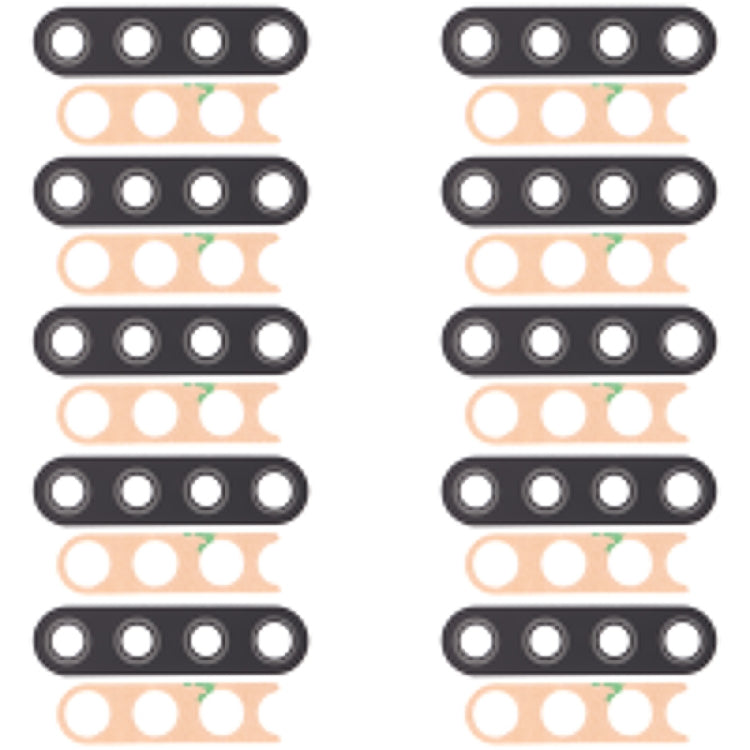 10 PCS Back Camera Lens for LG K51 / Q51 LM-Q510N K500MM, For LG K51 / Q51
