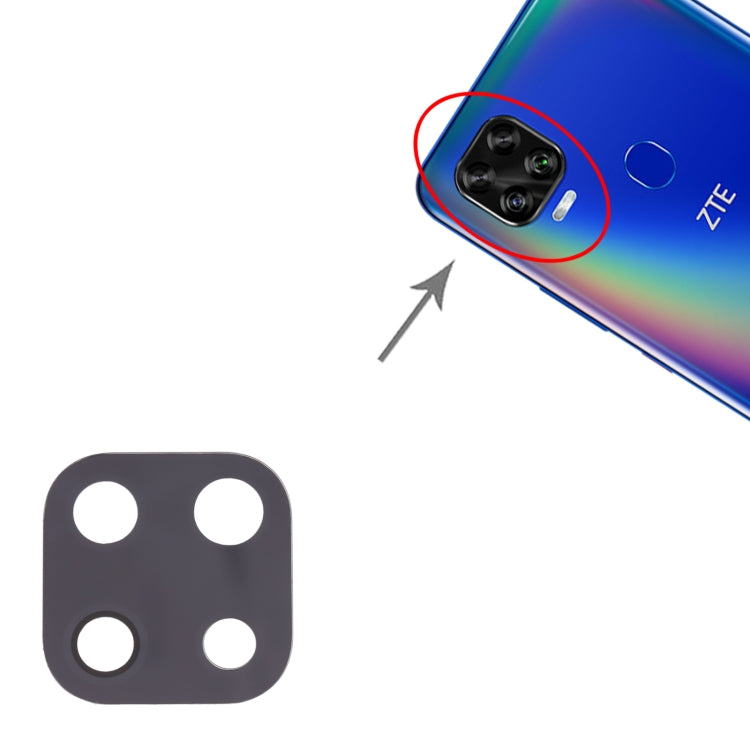 10 PCS Back Camera Lens for ZTE Blade V2020 Vita, For ZTE Blade V2020 Vita