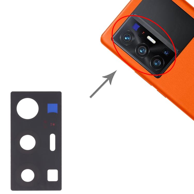 For Vivo X70 Pro+ V2145A V2114 10pcs Back Camera Lens, For Vivo X70 Pro+